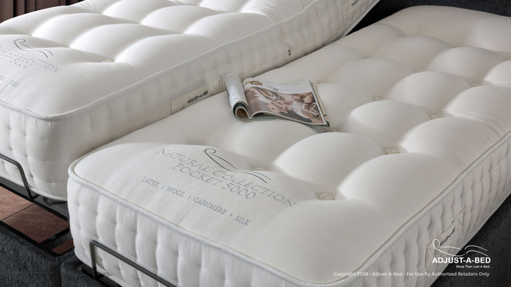 Adjust-A-Bed Natural 5000 Electric Adjustable Bed Set (Excluding Headboard)