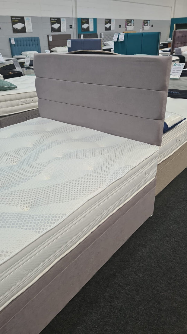 Chatham 1000 Pocket Mattress inc Divan Ottoman and Matching Headboard