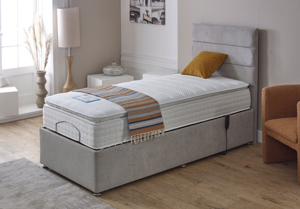 Adjust-A-Bed Gel Premium Pillowtop Electric Adjustable Bed Set (Excluding Headboard)