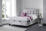 Kaydian Walkworth Ottoman Bed Frame - Crushed Silver ONLY