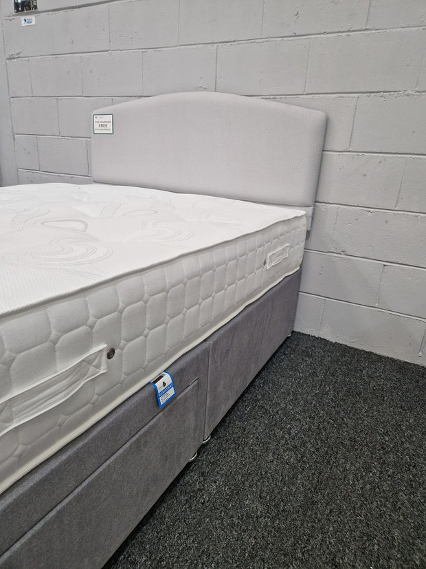 4'6 (Double) PREMIUM ORTHO Mattress Including 2 Drawer Base & Headboard