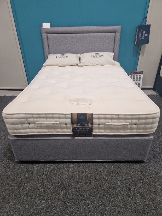 5'0 King Size Wool Origins 8 2 Drawer Firm Edge Divan Set Including Free Floorstanding Headboard