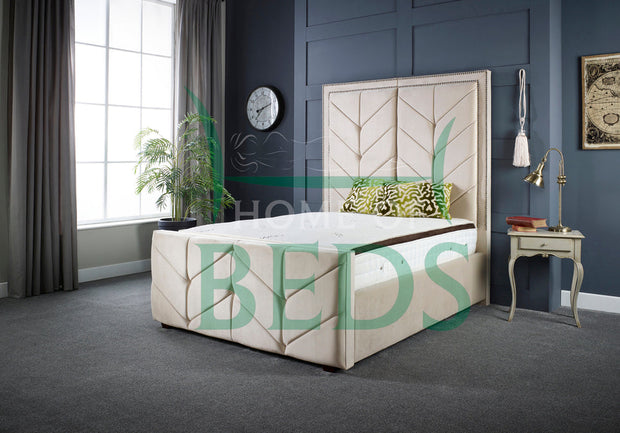 Milly Chevron Bed Frame