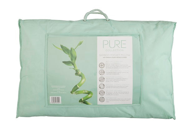 Pure Collection Bamboo Pocket Pillow