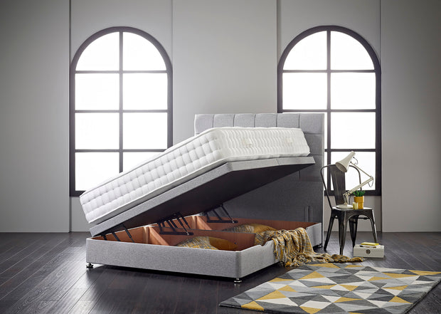 Side Lift Ottoman Bed Frame With Headboard